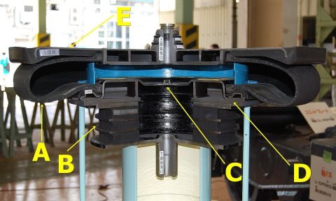 Rear suspension air bellow — product photograph
